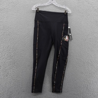 Certo Florida State Seminoles FSU Assembly Leggings Black Womens Large NEW