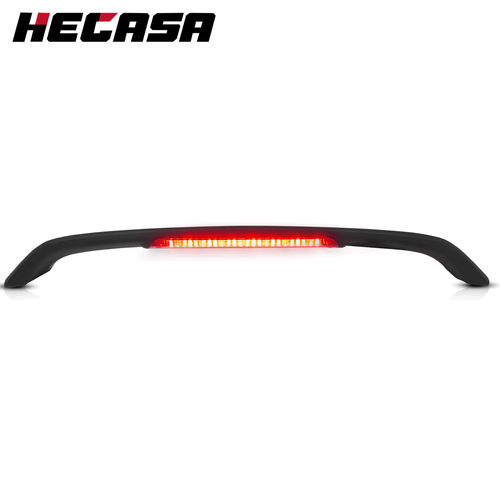 For Honda Civic Sedan 2012-2015 Matte Black Rear Trunk Lid Spoiler Wing w/LED