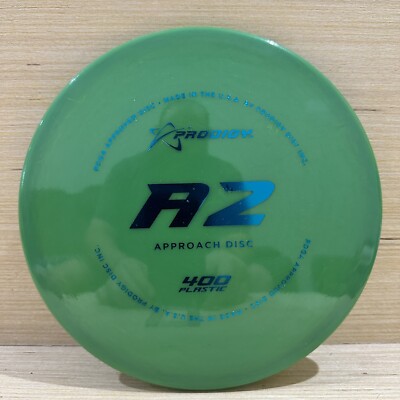 New Prodigy A2 | 400 Plastic | Green w/ Teal Stamp | 172g