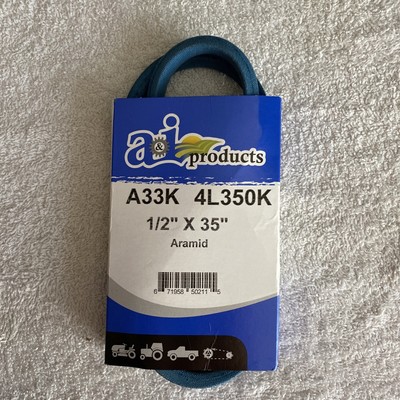 AI Products A33K - 4L350K  1/2  x 35  Aramid Belt