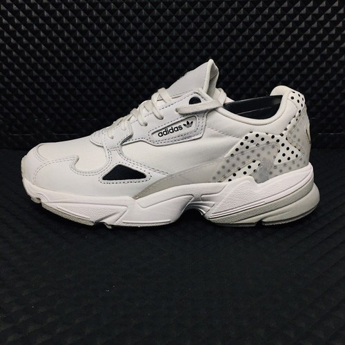 

Adidas Originals Falcon Shoes (женский размер 6,5), белые спортивные кроссовки для бега #983, Белый, Falcon