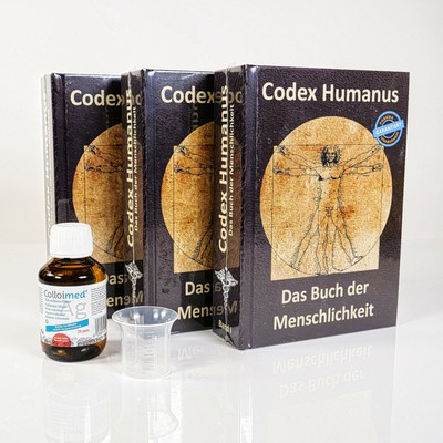 Codex Humanus - Das Buch der Menschlichkeit Band 1 2 3 + Kolloidales Silber -NEU