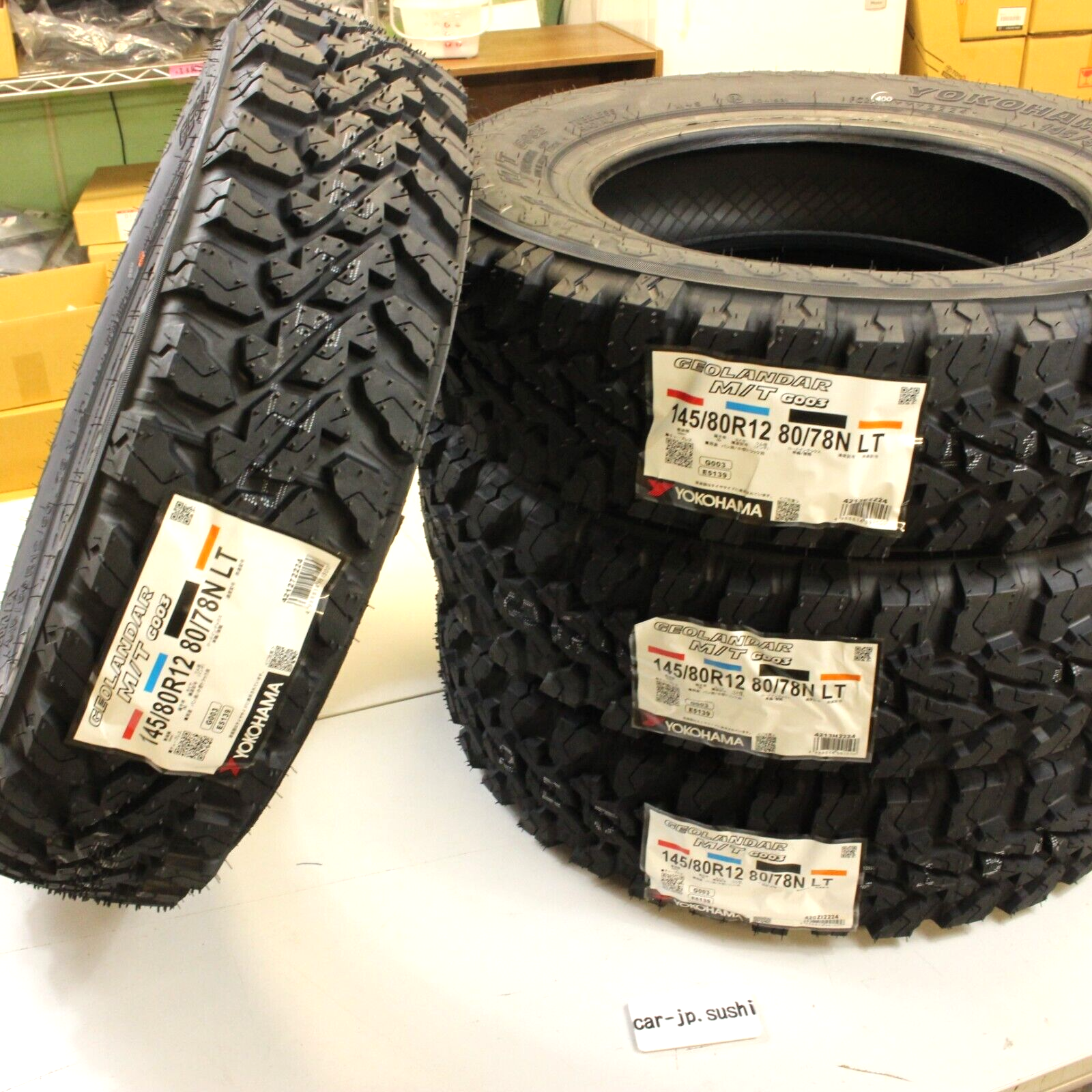 ヨコハマ145/80R12ジオランダーMT G003 ブラストトレイルホイール ヨコハマ145/80R12ジオランダーMT G003 ブラストトレイルホイール