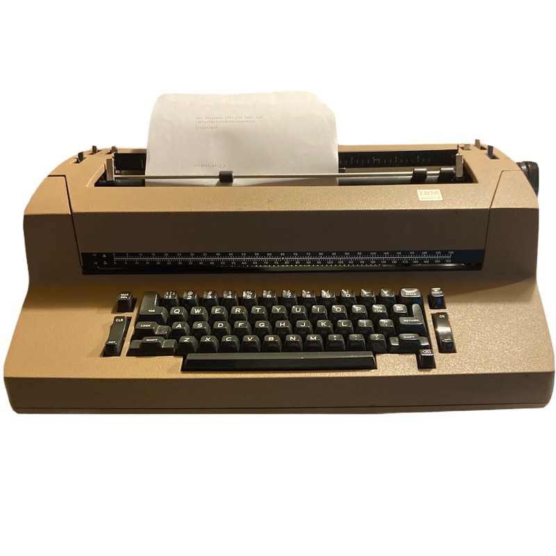 1982 IBM Correcting Selectric II on the Typewriter Database