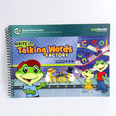 LEAPFROG LEAPREADER WRITE IT TALKING WORDS FACTORY HOME SCHOOL STEM EDUCATION