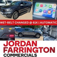 2021 FORD RANGER 2.0 WILDTRAK EURO 6 AUTOMATIC 4X4 4WD BLACK LEATHER AIR-CON