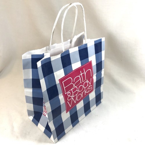 2 Bath & Body Works Signature Paper Shopping Gift Bags