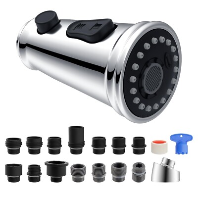 3-Function Pull Down Kitchen Faucet Head Replacement Part American Standard