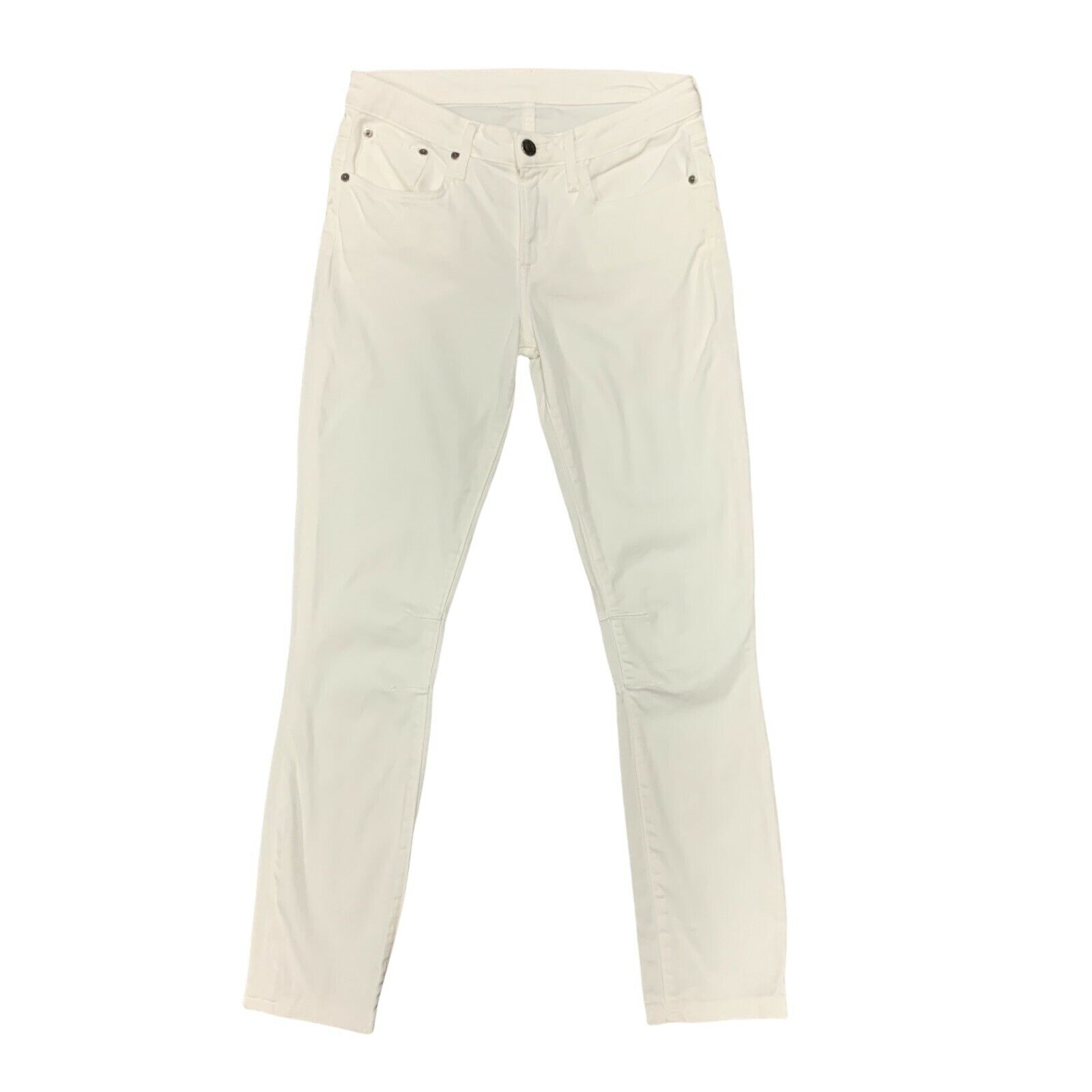Helmut Lang White Skinny Jeans Women's Size 25 Mid-High Rise Helmut Lang White Skinny Jeans Women's Size 25 Mid-High Rise