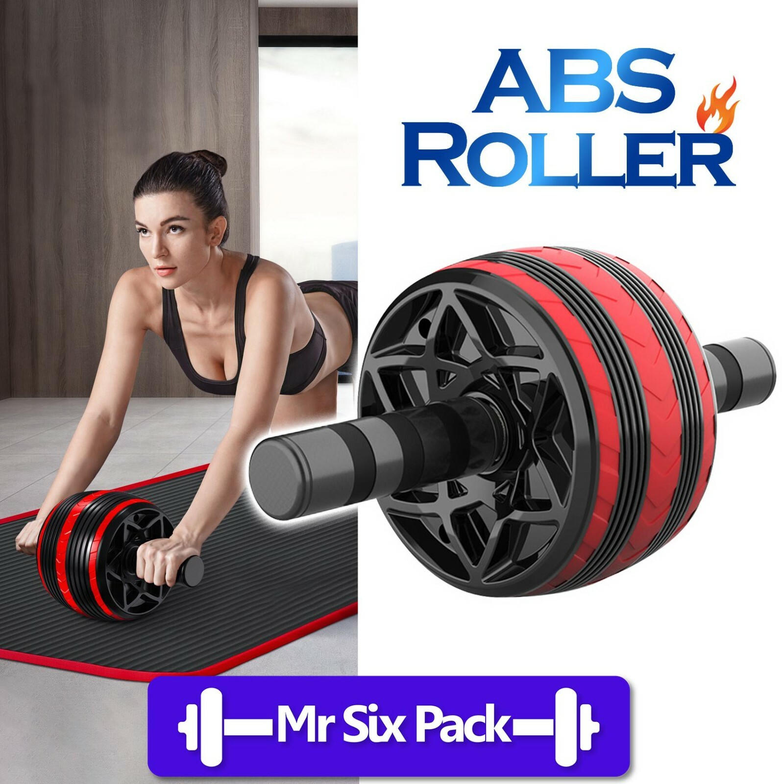 Ruota Per Addominali Flessioni Petto Glutei Spalle Ruota Singola Ab Power cir