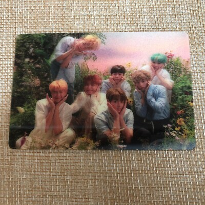 BTS LY special photocardスペシャルトレカ BTS GROUP [Love Yourself Tear] Official Lenticular Special