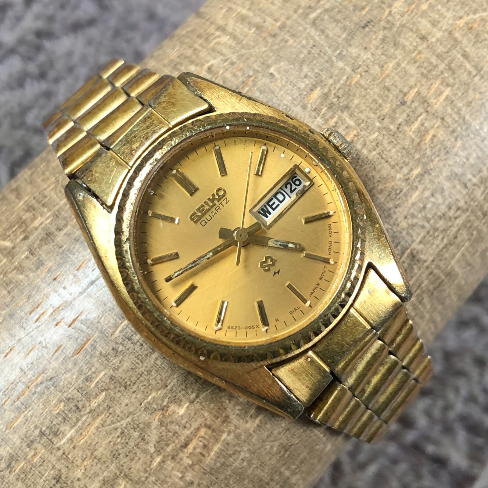 Vintage Seiko Women 8523-0059 President Gold Tone Quartz