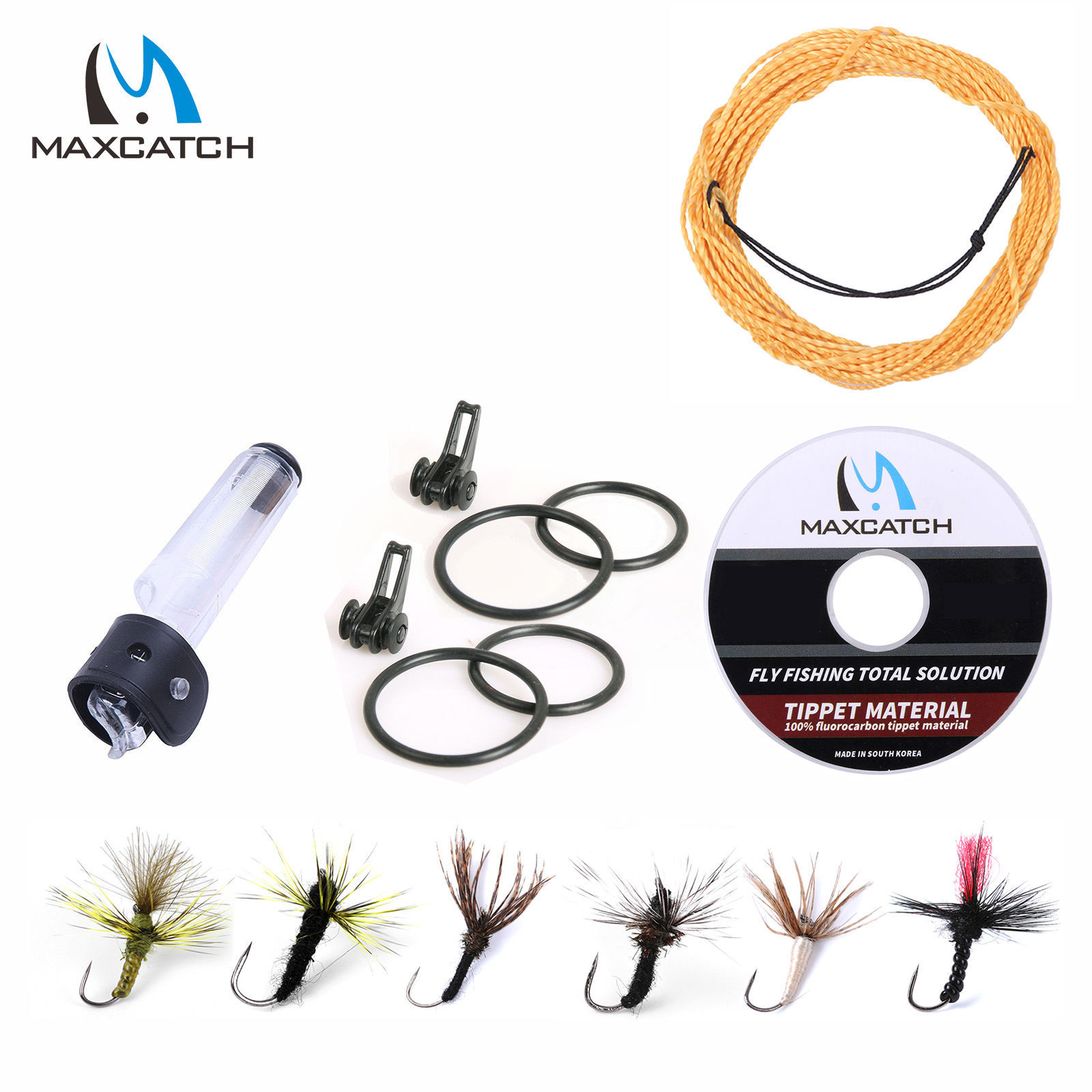 Maxcatch Tenkara Fly Fishing Line, Leader, Tippet, Hook Keeper, Tenkara