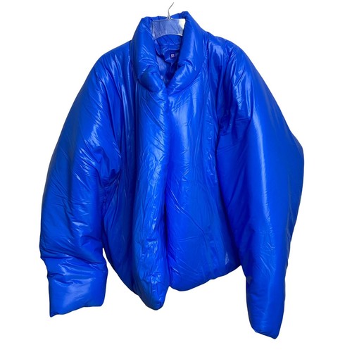 NEW YZY x GAP Blue Round Puffer Jacket Coat YEEZY Size XL IN