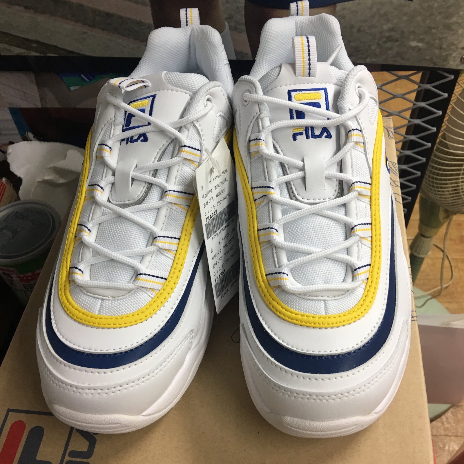 FILA x FOLDER Collaboration RAY SMU Ugly Shoes Athletic FLFL8A1U10 SZ 4-13