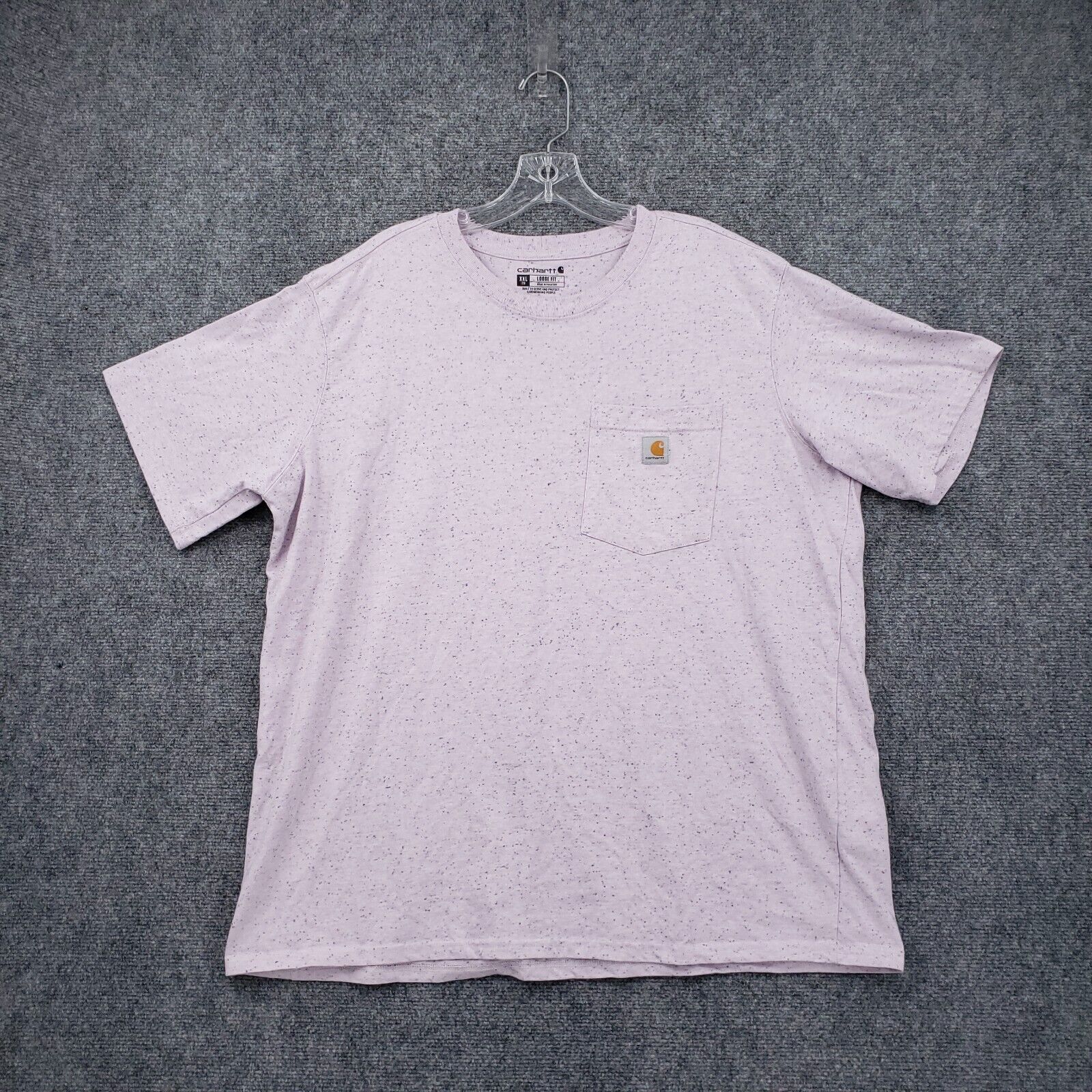 Carhartt V39 T Shirt Men 2XL XXL Pink Loose Fit Pocket Tee Carhartt V39 T Shirt Men 2XL XXL Pink Loose Fit Pocket Tee