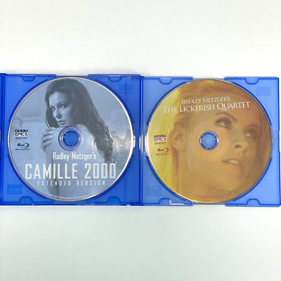 Lot 2 Cult Epics Blu-Ray Radley Metzger Camille 2000 Lickerish Quartet DISC ONLY