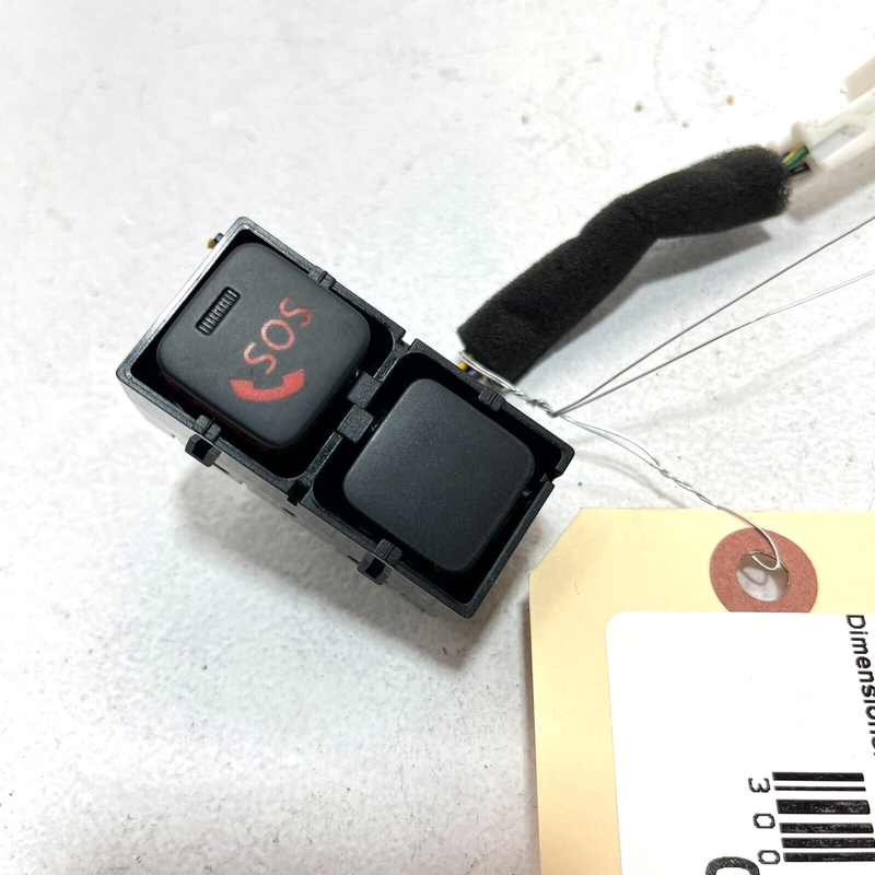 Used 17-20 Infiniti Q50 Red Sport Roof Overhead Console Sos Communication Switch OEM