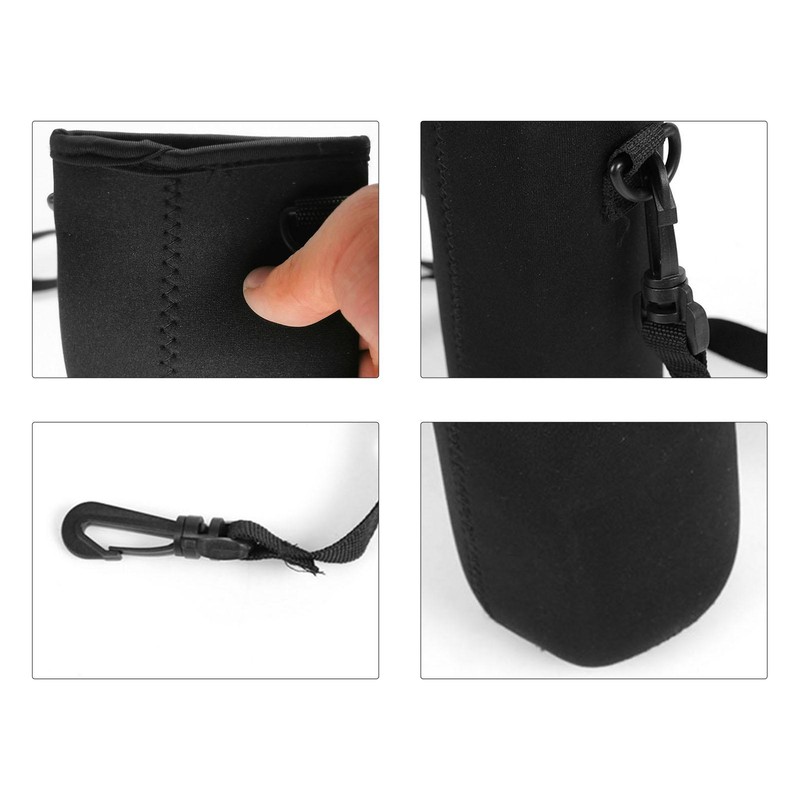 Water Bottle Sling Holder Bag Insulated Water Jug Pouch Sleeve Carrier w/ Strap