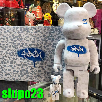 BE@RBRICK STASH “MEDICOM TOY” 100％ &amp; 400 Stash Medicom Toy Be@rbrick 100% & 400% Figure - Toy Joy