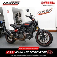 2022, '22 Indian FTR1200 ABS. 1 Owner. JUST 1,846 MILES. Akrapovic Pipe. £10,995