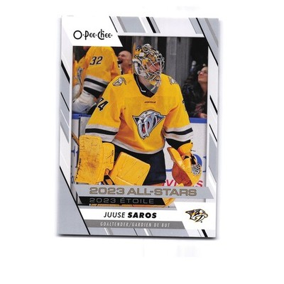 2023 O-Pee-Chee Hockey #524 Juuse Saros All-Stars