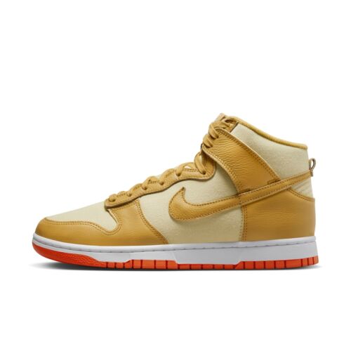 

[DV7215-700] Мужские кроссовки Nike Dunk High Wheat Gold Safety Orange