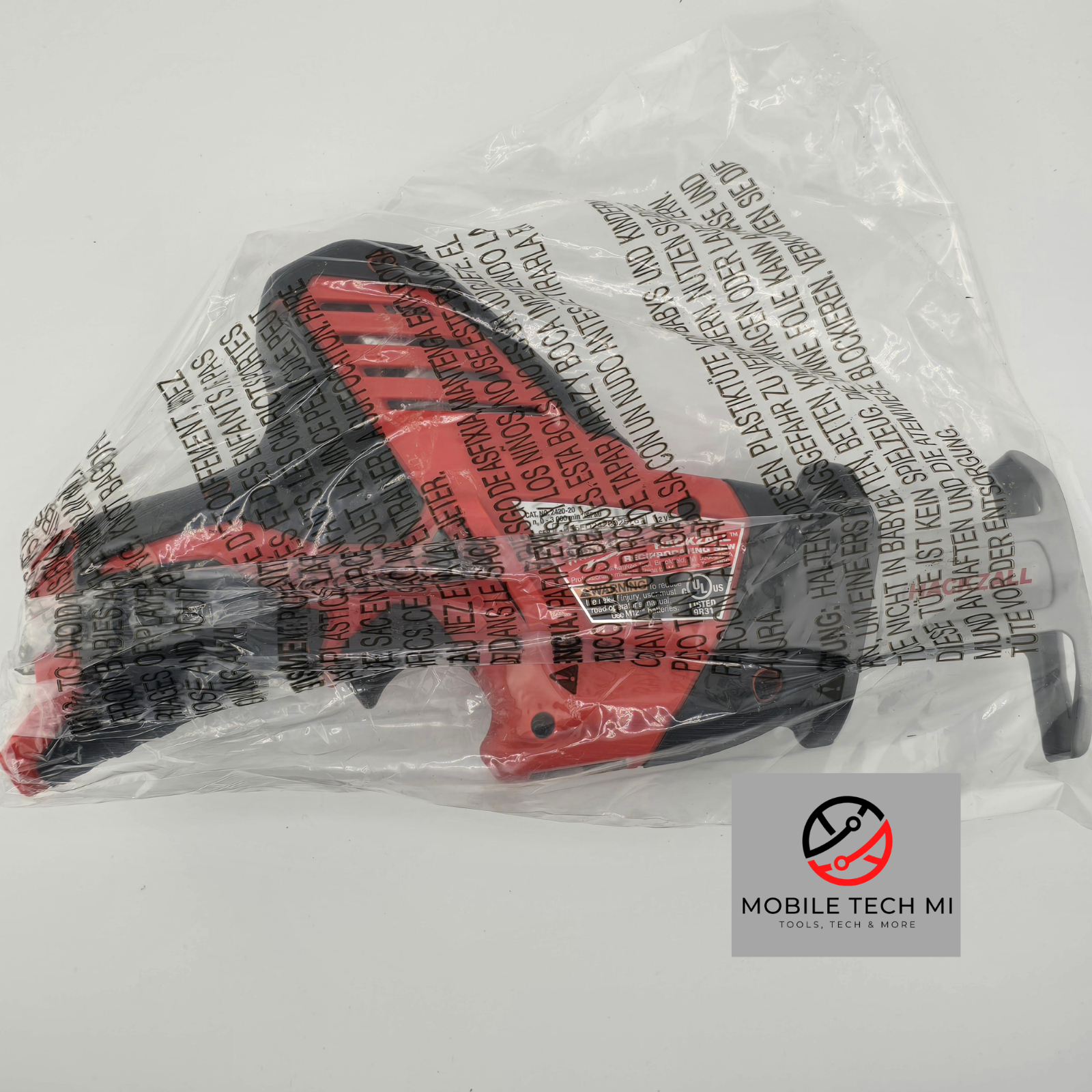 Milwaukee M12 Hackzall 2420-20 Reciprocating Saw - Brand New