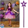 LVVXIXI 1PCS Star Wand, Pentagram Plastic Magic Wand, Role Play Costume Accessories, Halloween Show Props for Girls Princess, Elf, Witch