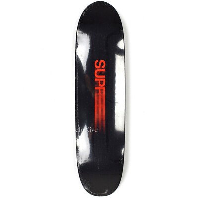 NWT Supreme Black Red Motion Logo Cruiser Skate Deck Skateboard SS20 AUTHENTIC