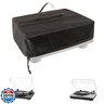 Turntable Dust Cover,Record Player Cover,Custom Home Mat Dustproof Protector Plexiglass Covers,Fits Most Models of Technics SL-Q300/SL-B250 /SL-B260 /SL-BD20 /SL-BD27 /SL-BD35 /SLD-20 /SL-PC11(Black)