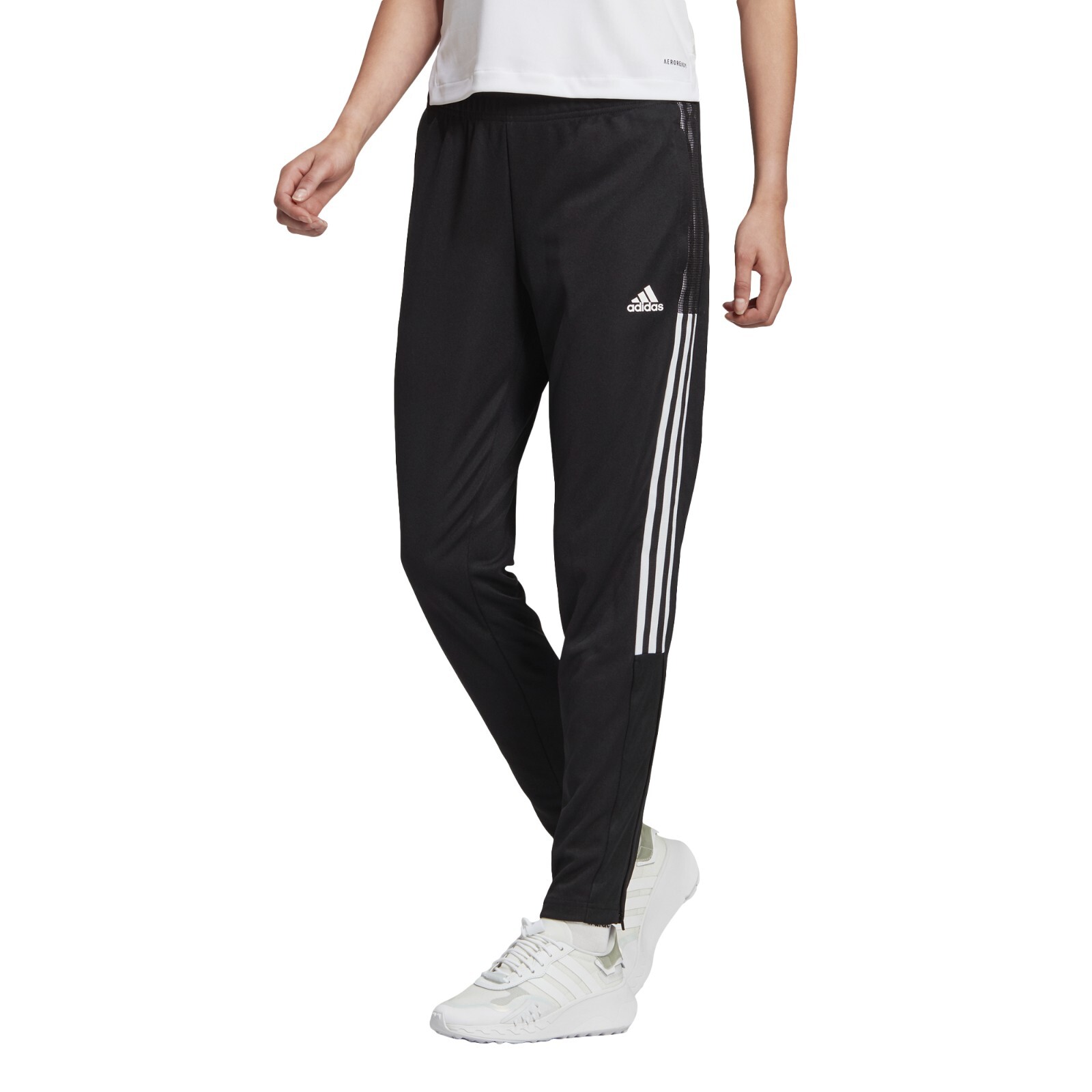 Женские спортивные брюки adidas TIRO 21 черные/белые GM7385