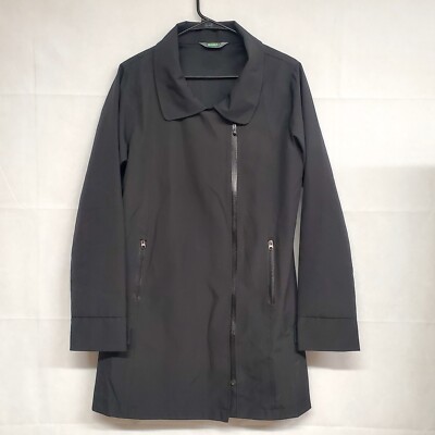 Eco For The Planet Black WS Women's Size Large Zip Up Excellent Condition 
