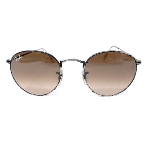 RB3447 002/52 50◽︎21 Ray-Ban RB3447 Round Flash Lenses S (50 - 21) with Blue