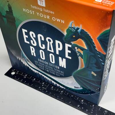 TALKING TABLES Host Your Own Escape Room Dragon Edition Board Game HOSTFAM-ESCAP