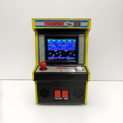 Mini Arcade Classics Konami FROGGER Game Handheld Retro Cabinet 06 TESTED