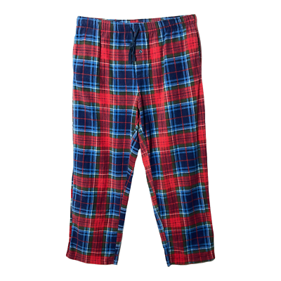 Weatherproof Mens pull on plaid multicolor pajama pants size