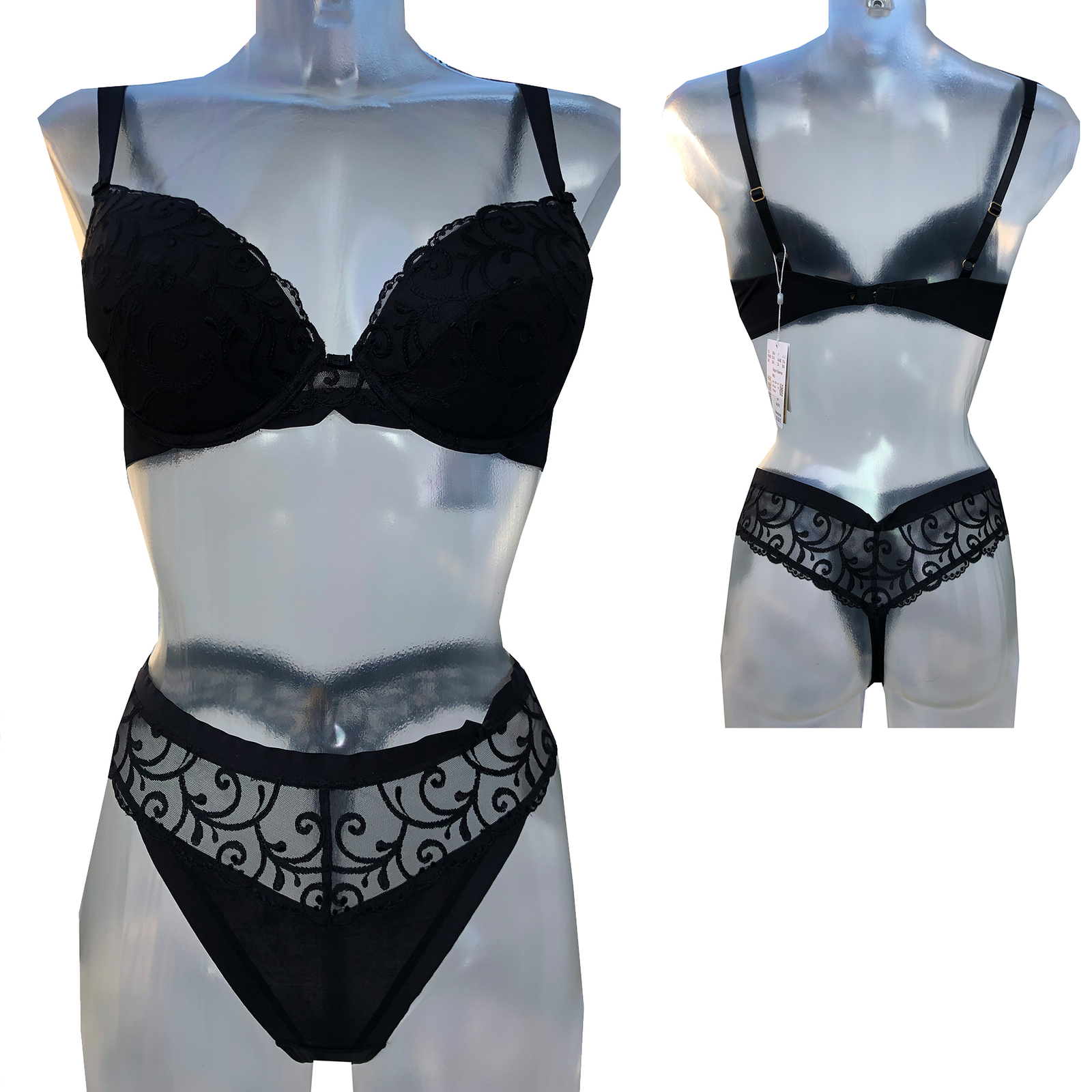 Triumph Elegant Essence WHU BH-Set Push- UP BH, Elegant Essence String 85A, 42