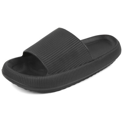 Women Men Cloud Slippers Comfort Pillow Slide Sandals Bathroom Beach Home Shoes