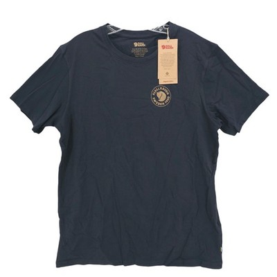 NWT FJALLRAVEN 1960 Logo T-Shirt Tee Organic Cotton Blend DARK NAVY Men's XL