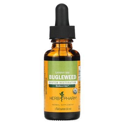 Herb Pharm Bugleweed 1 жидкая унция 30 мл Без глютена, органический