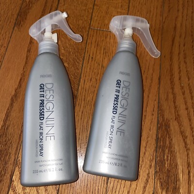 2x Regis Designline Get It Pressed Flat Iron Spray 8.2oz Medium Hold