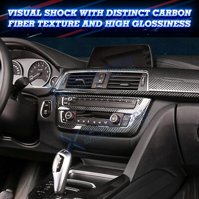 For BMW M3 M4 F80/82 2014-19 3 4 series F30 Carbon Fiber ABS AC Control CD Cover