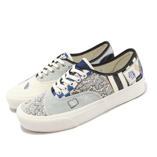 Vans Authentic VR3 Patchwork, черные, серые, белые мужские повседневные туфли унисекс VN0005WQ448