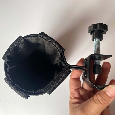 Percussion Drum Mallet Bag Adjustable for Mic Stand Portable Drumstick Holder