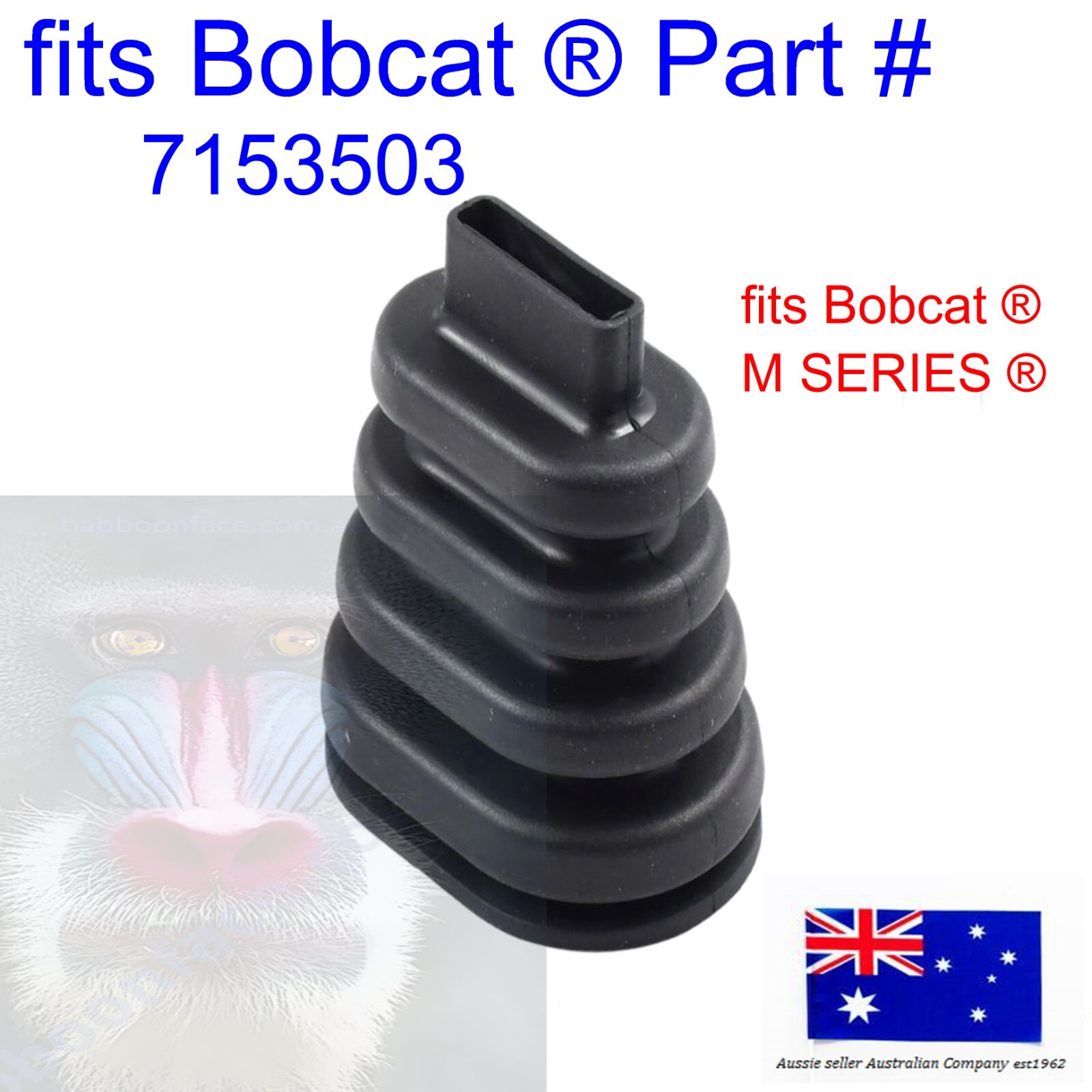 スクアド SKS-ST73UL/L-AJING Veal Contact fits Bobcat Foot Pedal Control Link Rubber Boot Seal 7153503