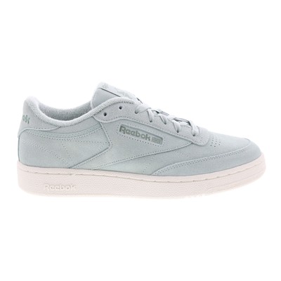 

Reebok Club C 85 GZ5167 Мужские Серые Замшевые Кроссовки На Шнуровке Lifestyle Обувь, Серый, Reebok Club C 85