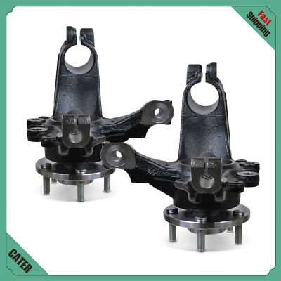 PAIR 2 FOR FORD FOCUS 2.0L FRONT STEERING KNUCKLE & WHEEL HUB BEARING ASSEMBLY