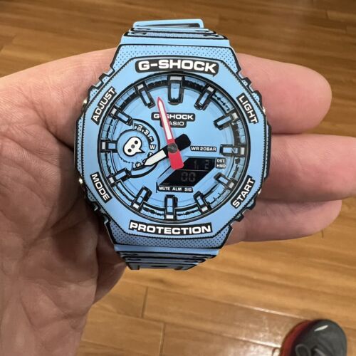 Casio G-SHOCK GA-2100MNG-7A White MANGA Limited Edition Made Casio G-SHOCK GA-2100MNG-7A White MANGA Limited Edition Made
