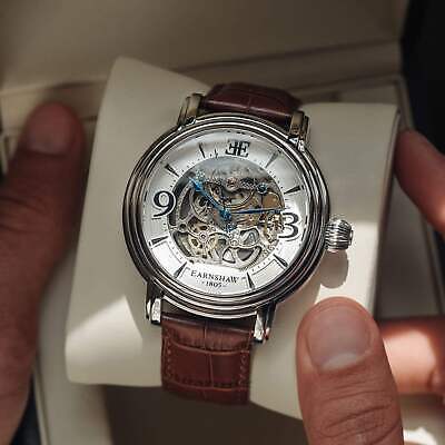 Pre-owned Thomas Earnshaw Longcase Automatic Cloud White Watch - Brand